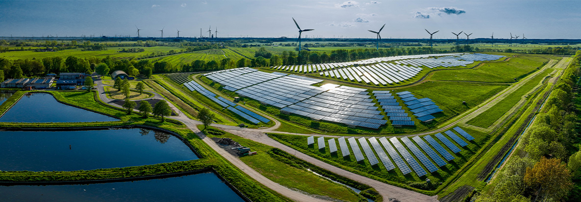 A solar panels in a field

AI-generated content may be incorrect.