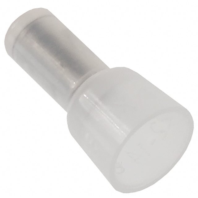端子 对接接头，闭端，单开口 连接器 压接 14-22 AWG 天然